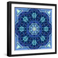 Ornament from Orchids in Blue Colors-Alaya Gadeh-Framed Photographic Print