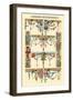 Ornament-German Renaissance-Racinet-Framed Art Print