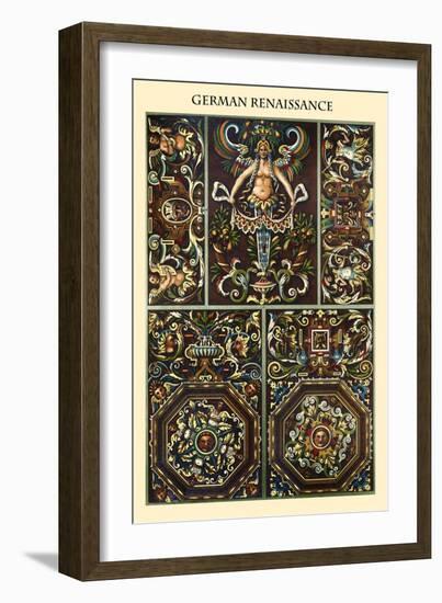 Ornament-German Renaissance-Racinet-Framed Art Print