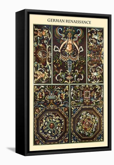 Ornament-German Renaissance-Racinet-Framed Stretched Canvas