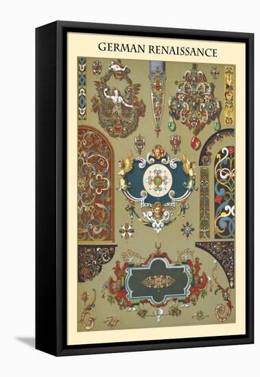 Ornament-German Renaissance-Racinet-Framed Stretched Canvas