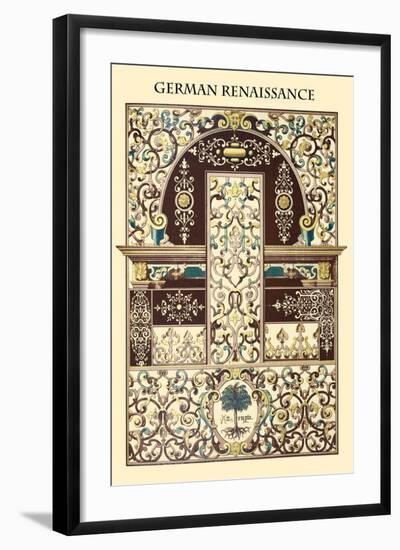 Ornament-German Renaissance-Racinet-Framed Art Print