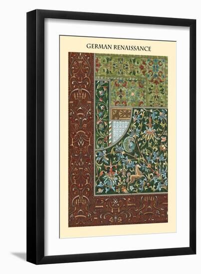 Ornament-German Renaissance-Racinet-Framed Art Print