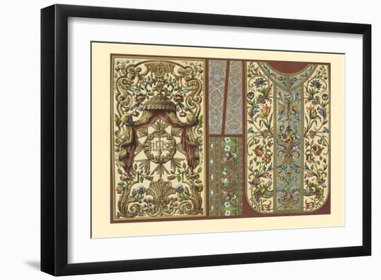 Ornament-German Renaissance-Racinet-Framed Art Print