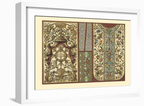 Ornament-German Renaissance-Racinet-Framed Art Print