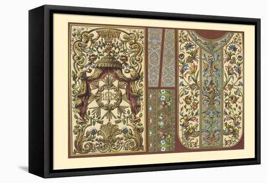 Ornament-German Renaissance-Racinet-Framed Stretched Canvas