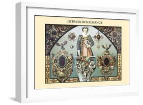 Ornament-German Renaissance-Racinet-Framed Art Print