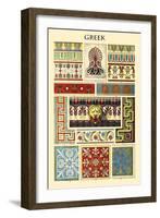 Ornament-Greek-Racinet-Framed Art Print