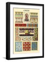 Ornament-Greek-Racinet-Framed Art Print