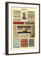 Ornament-Greek-Racinet-Framed Art Print