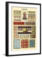 Ornament-Greek-Racinet-Framed Art Print