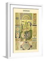 Ornament-Indian-Racinet-Framed Art Print