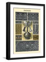 Ornament-Indian-Racinet-Framed Art Print