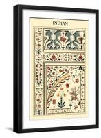 Ornament-Indian-Racinet-Framed Art Print