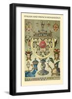 Ornament-Italian and French Renaissance-Racinet-Framed Art Print
