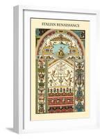 Ornament-Italian Renaissance-Racinet-Framed Art Print