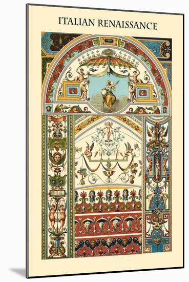 Ornament-Italian Renaissance-Racinet-Mounted Art Print