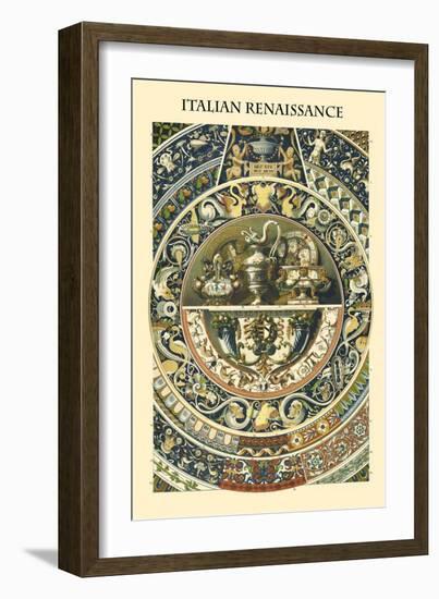 Ornament-Italian Renaissance-Racinet-Framed Art Print