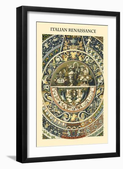 Ornament-Italian Renaissance-Racinet-Framed Art Print