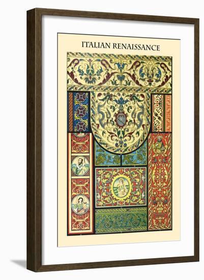 Ornament-Italian Renaissance-Racinet-Framed Art Print