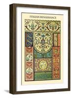 Ornament-Italian Renaissance-Racinet-Framed Art Print