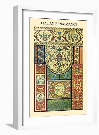 Ornament-Italian Renaissance-Racinet-Framed Art Print