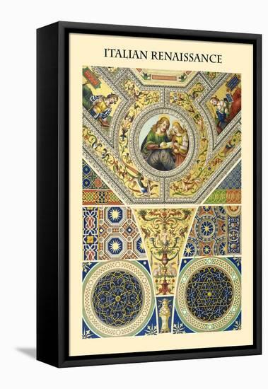 Ornament-Italian Renaissance-Racinet-Framed Stretched Canvas