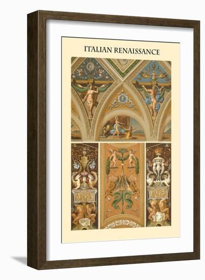 Ornament-Italian Renaissance-Racinet-Framed Art Print