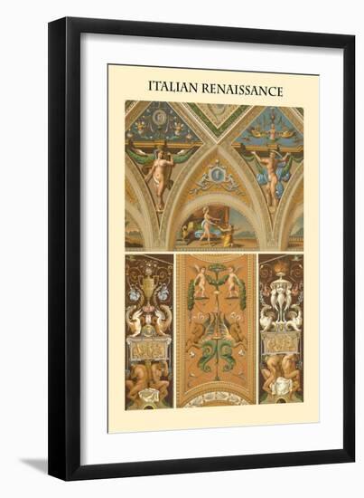 Ornament-Italian Renaissance-Racinet-Framed Art Print