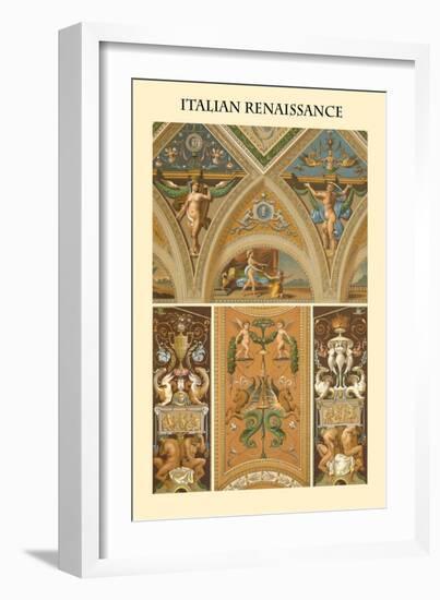 Ornament-Italian Renaissance-Racinet-Framed Art Print