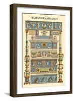 Ornament-Italian Renaissance-Racinet-Framed Art Print