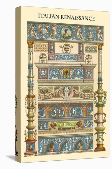 Ornament-Italian Renaissance-Racinet-Stretched Canvas