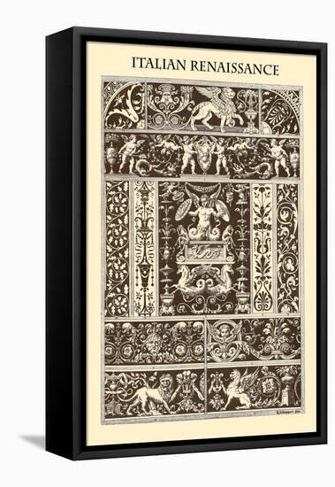 Ornament-Italian Renaissance-Racinet-Framed Stretched Canvas