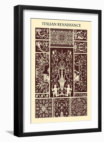 Ornament-Italian Renaissance-Racinet-Framed Art Print