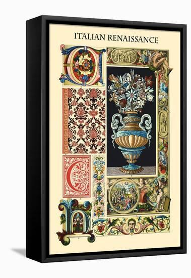 Ornament-Italian Renaissance-Racinet-Framed Stretched Canvas