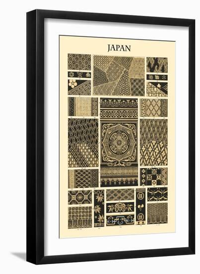 Ornament-Japan-Racinet-Framed Art Print