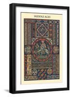 Ornament-Middle Ages-Racinet-Framed Art Print