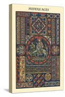 Ornament-Middle Ages-Racinet-Stretched Canvas