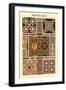 Ornament-Middle Ages-Racinet-Framed Premium Giclee Print