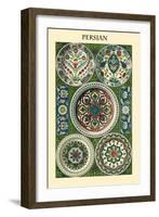 Ornament-Persian-Racinet-Framed Art Print