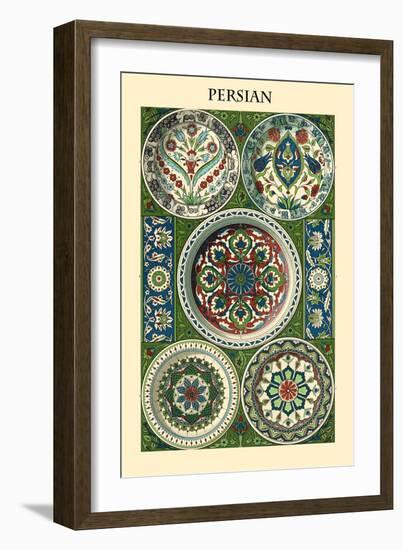 Ornament-Persian-Racinet-Framed Art Print