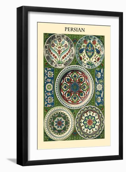 Ornament-Persian-Racinet-Framed Art Print