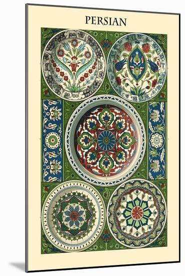 Ornament-Persian-Racinet-Mounted Art Print