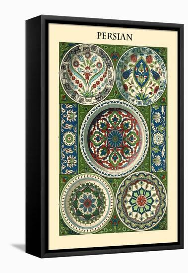 Ornament-Persian-Racinet-Framed Stretched Canvas