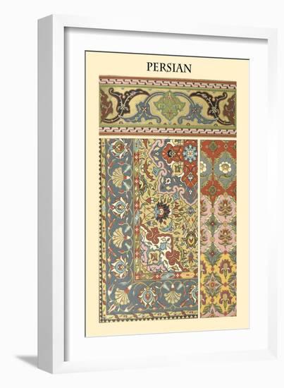 Ornament-Persian-Racinet-Framed Art Print