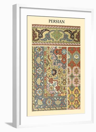 Ornament-Persian-Racinet-Framed Art Print