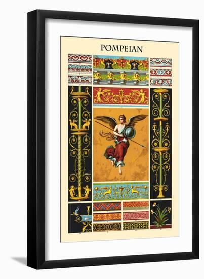 Ornament-Pompeian-Racinet-Framed Art Print