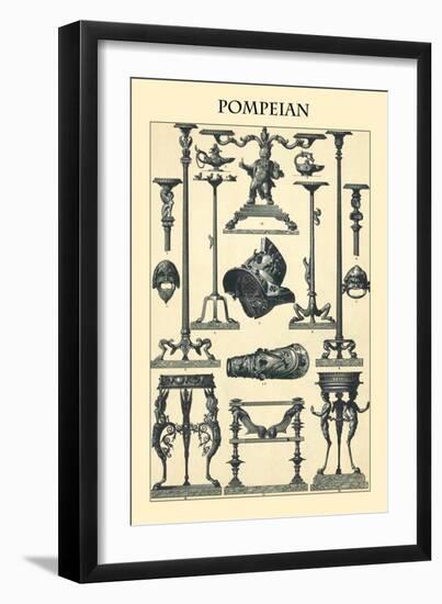 Ornament-Pompeian-Racinet-Framed Art Print