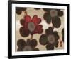 Ornament Red Flowers-Joadoor-Framed Art Print