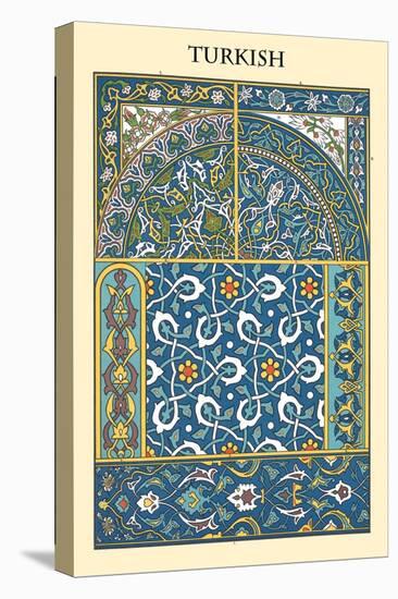Ornament-Turkish-Racinet-Stretched Canvas
